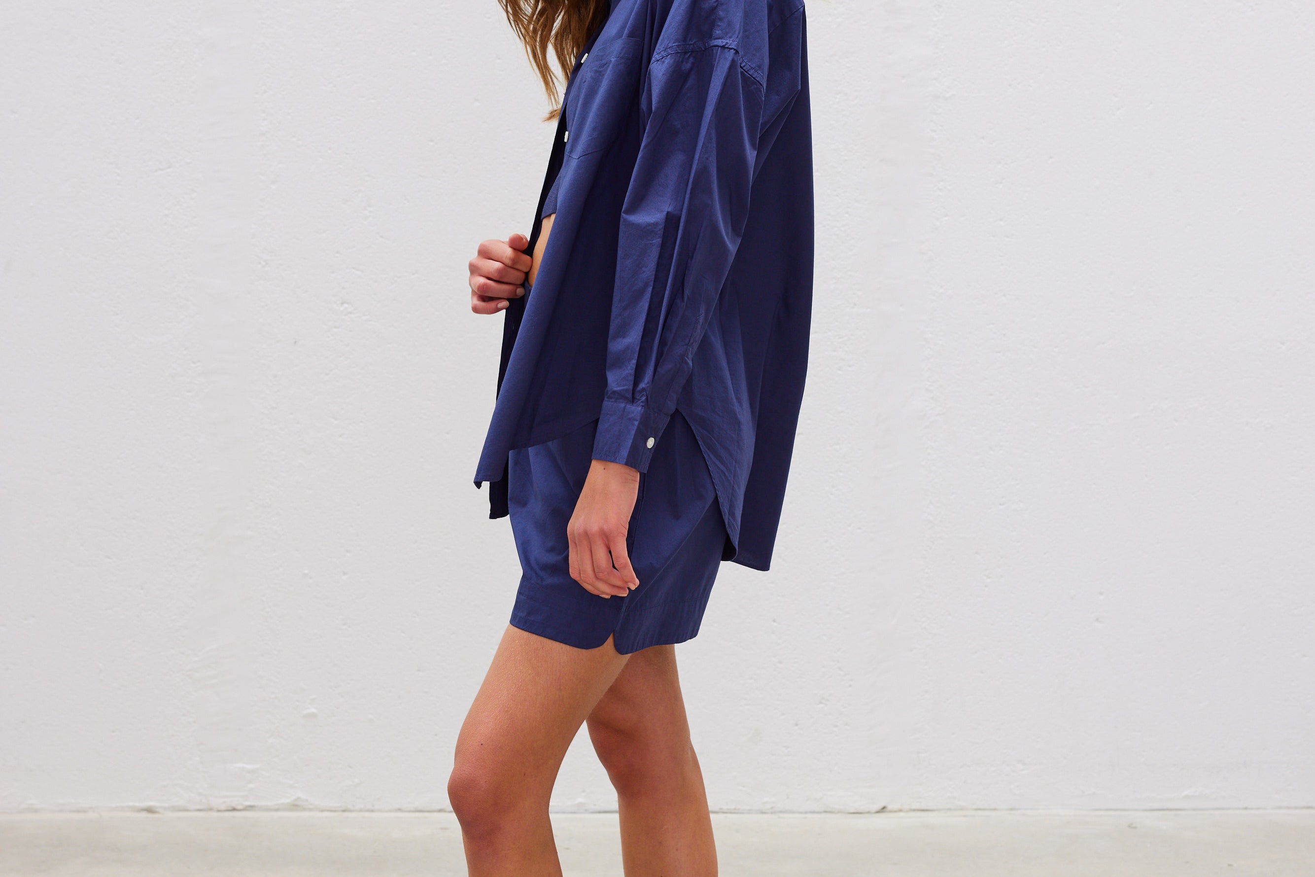 The Chiara Shirt - Navy - Apparel