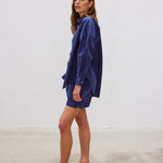 The Chiara Shirt - Navy - Apparel