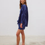 The Chiara Shirt - Navy - Apparel