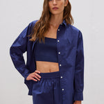 The Chiara Shirt - Navy - Apparel