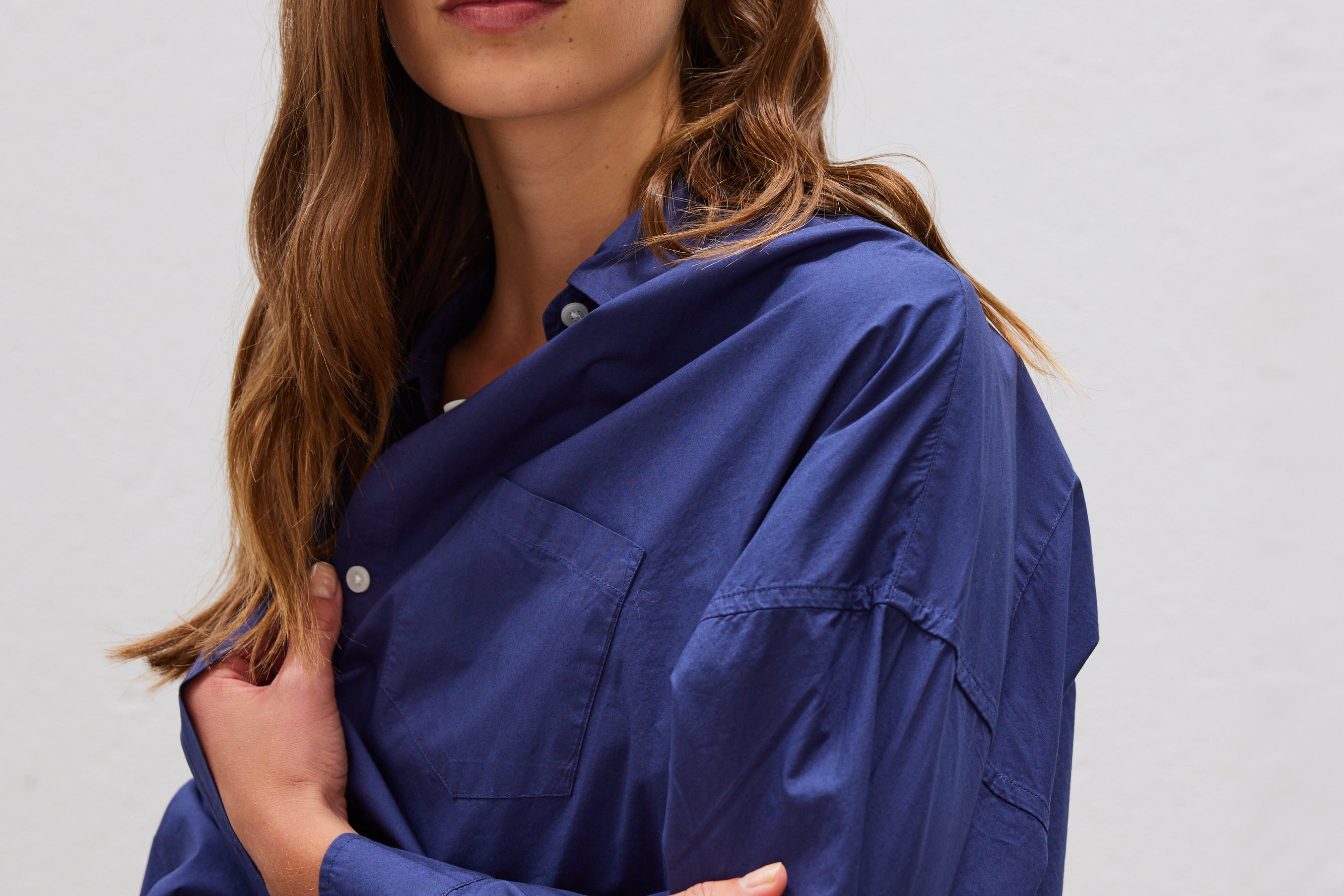 The Chiara Shirt - Navy - Apparel