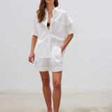 The Chiara Short - White - Apparel