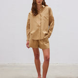 The Chiara Shirt - Toffee - Apparel