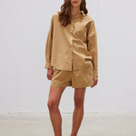 The Chiara Shirt - Toffee - Apparel