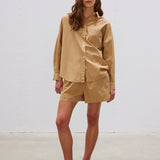 The Chiara Shirt - Toffee - Apparel