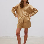 The Chiara Shirt - Toffee - Apparel