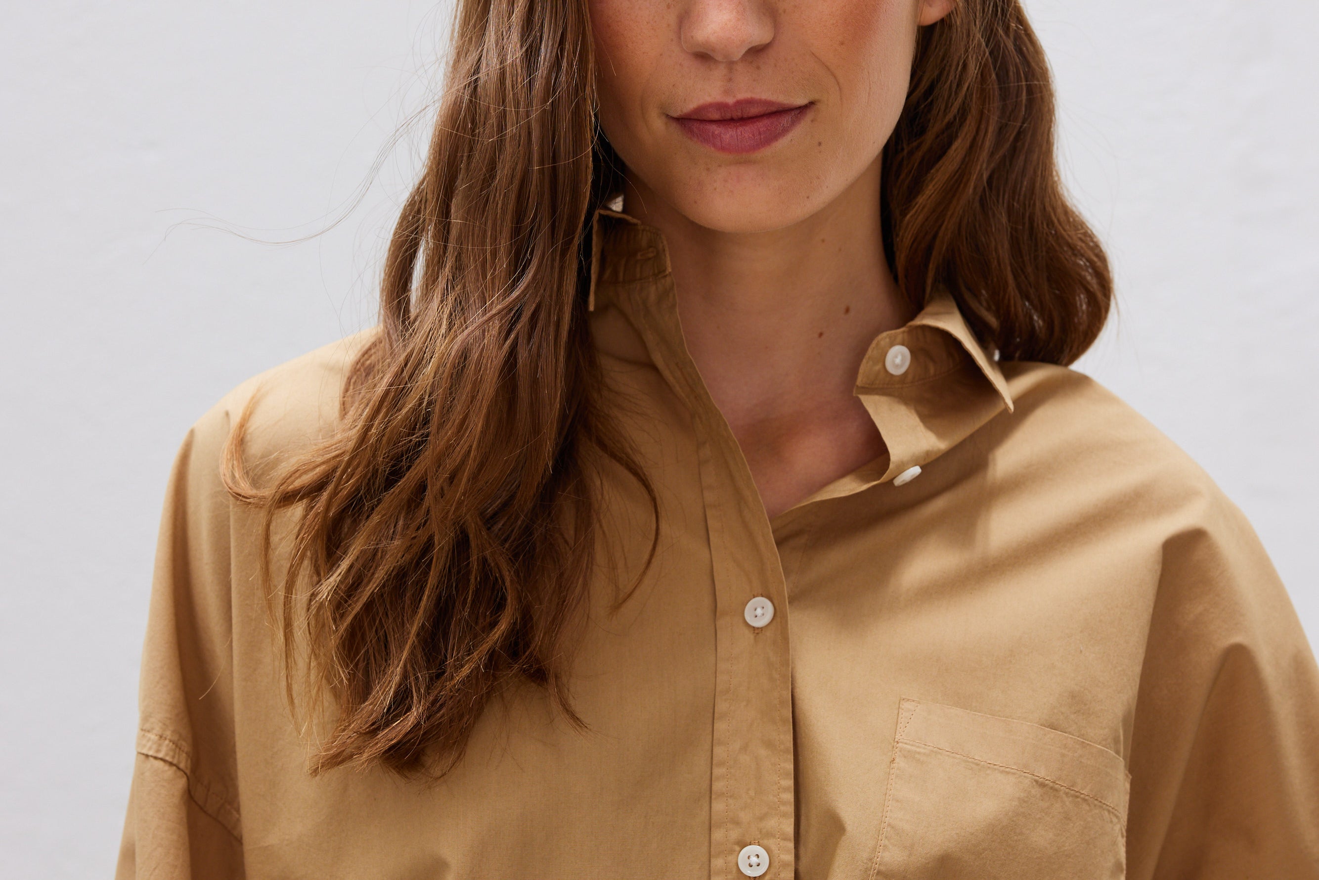 The Chiara Shirt - Toffee - Apparel
