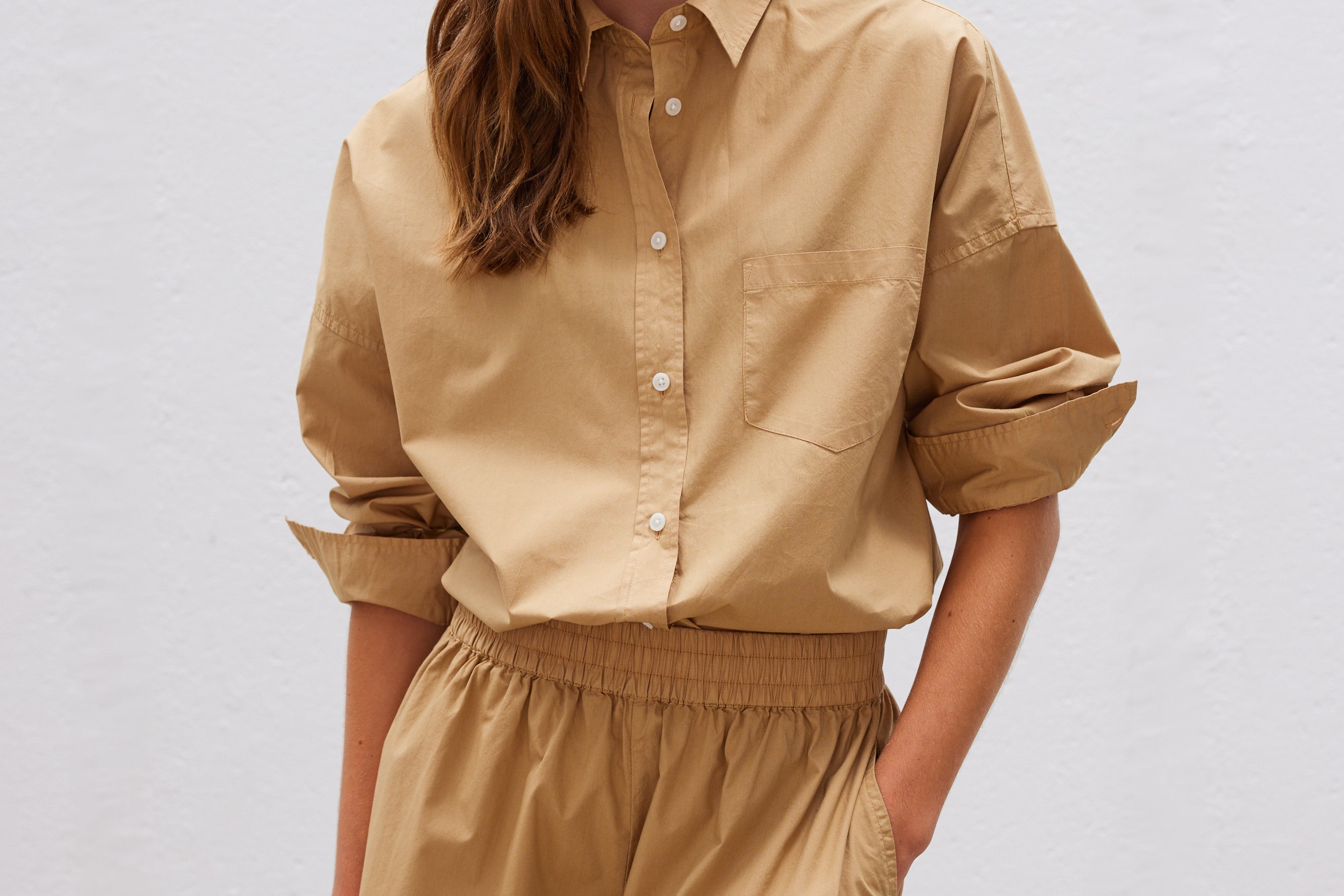 The Chiara Shirt - Toffee - Apparel