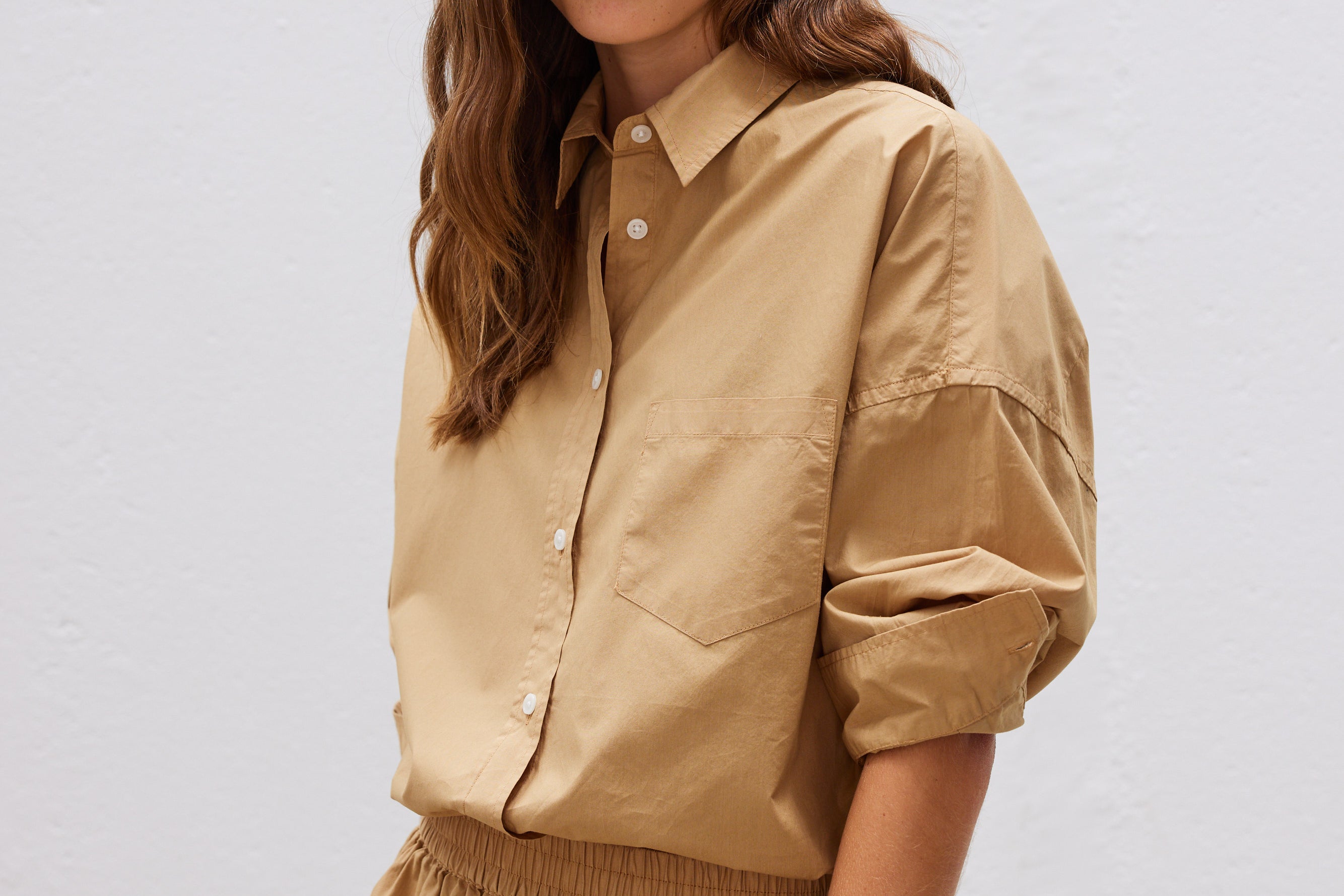 The Chiara Shirt - Toffee - Apparel