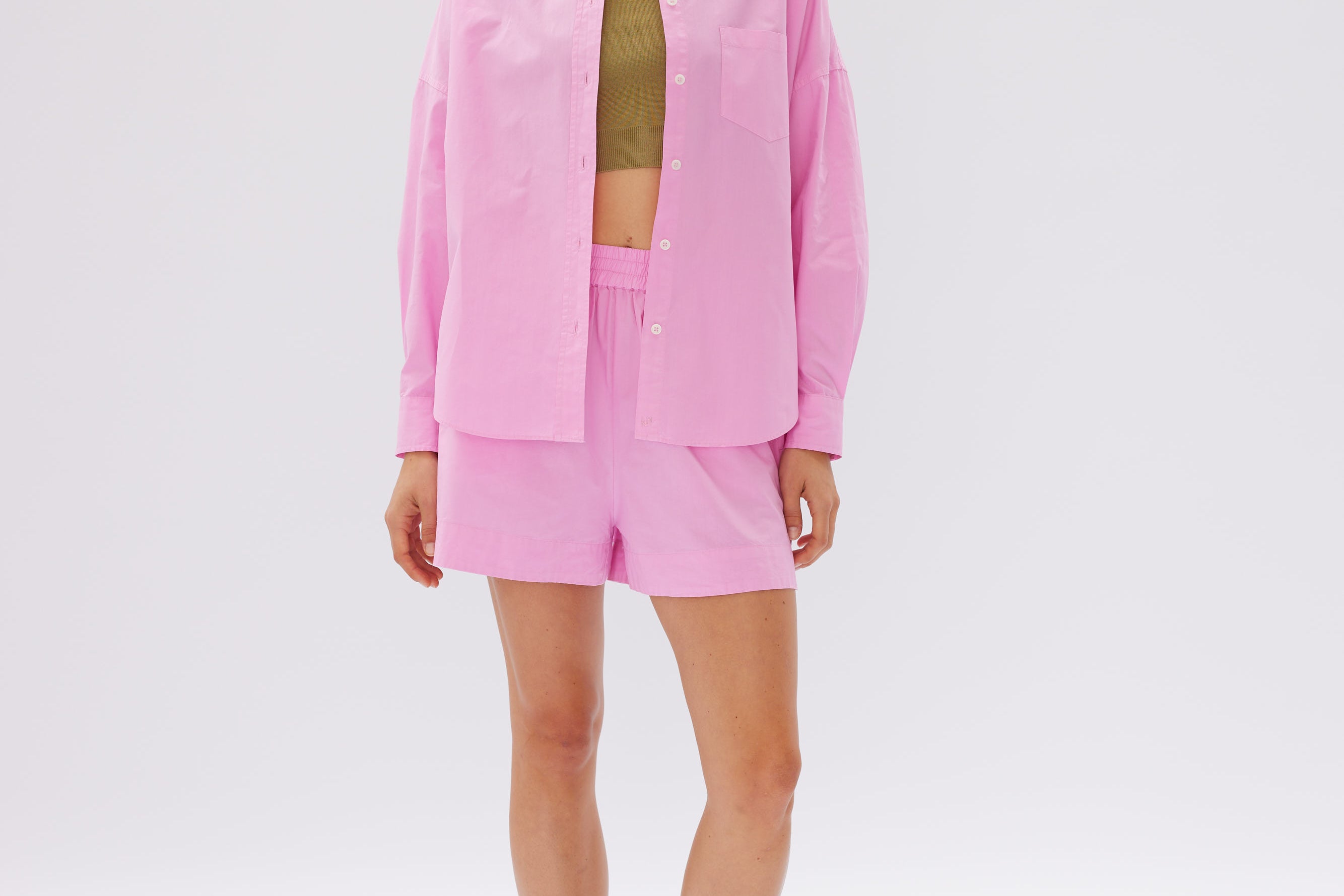 The Chiara Shirt - Bubble Gum - Apparel