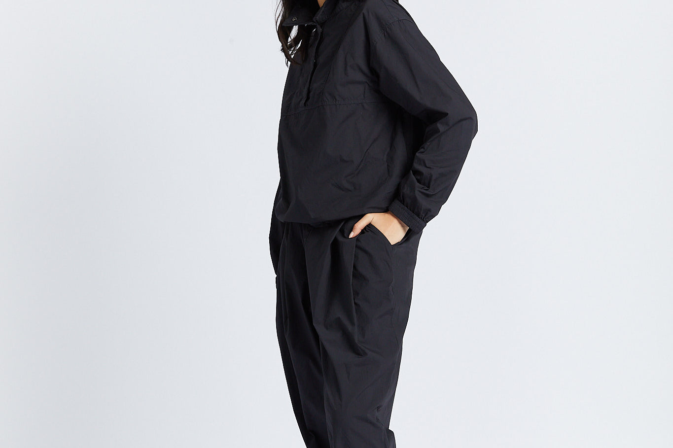 Pace Track Top - Black - Apparel