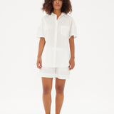 Chiara Mid Length Short - White