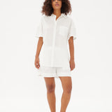 Chiara Mid Length Short - White