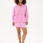Chiara Utility Shirt - Peony - Apparel