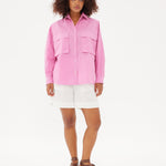Chiara Utility Shirt - Peony - Apparel