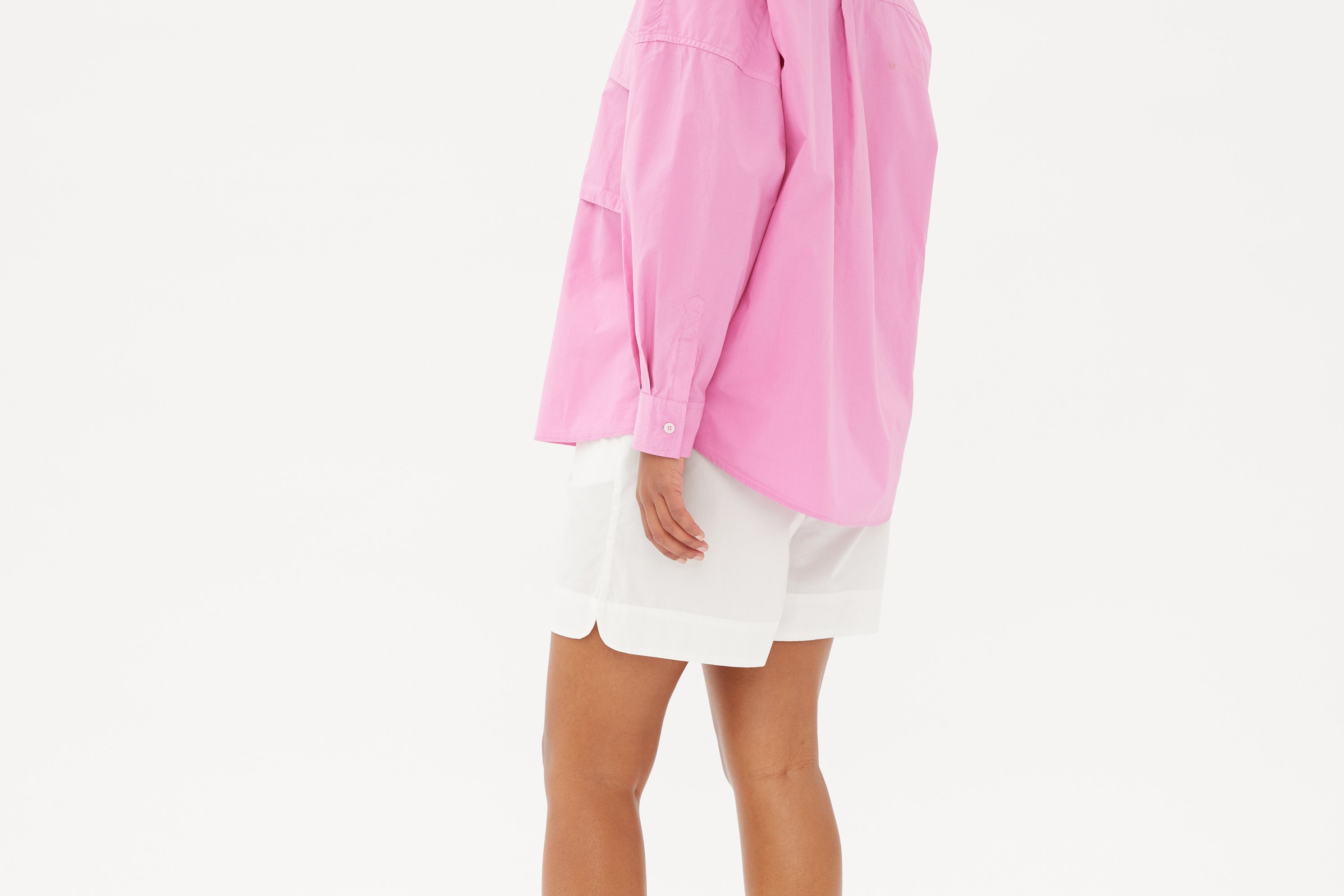 Chiara Utility Shirt - Peony - Apparel