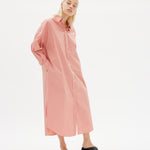 Chiara Shirt Dress Maxi - Himalayan Pink - Apparel