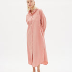 Chiara Shirt Dress Maxi - Himalayan Pink - Apparel