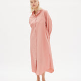 Chiara Shirt Dress Maxi - Himalayan Pink - Apparel