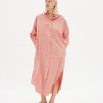 Chiara Shirt Dress Maxi - Himalayan Pink - Apparel