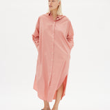 Chiara Shirt Dress Maxi - Himalayan Pink - Apparel