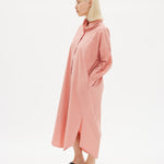 Chiara Shirt Dress Maxi - Himalayan Pink - Apparel