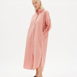 Chiara Shirt Dress Maxi - Himalayan Pink - Apparel