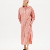 Chiara Shirt Dress Maxi - Himalayan Pink - Apparel