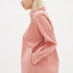 Chiara Shirt Dress Maxi - Himalayan Pink - Apparel