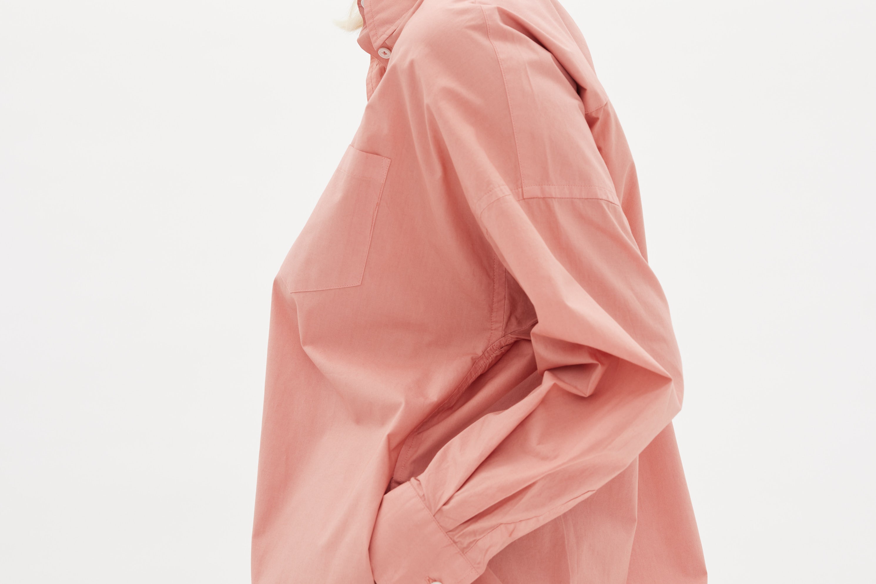 Chiara Shirt Dress Maxi - Himalayan Pink - Apparel
