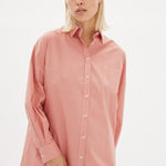 Chiara Shirt Dress Maxi - Himalayan Pink - Apparel