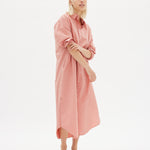 Chiara Shirt Dress Maxi - Himalayan Pink - Apparel