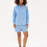 Chiara Shirt Classic - Stripe - Ink Blue/White/Black - Apparel
