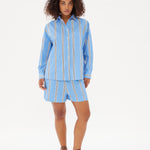 Chiara Shirt Classic - Stripe - Ink Blue/White/Black - Apparel