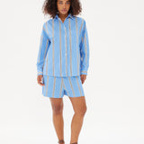 Chiara Shirt Classic - Stripe - Ink Blue/White/Black - Apparel