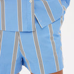 Chiara Shirt Classic - Stripe - Ink Blue/White/Black - Apparel