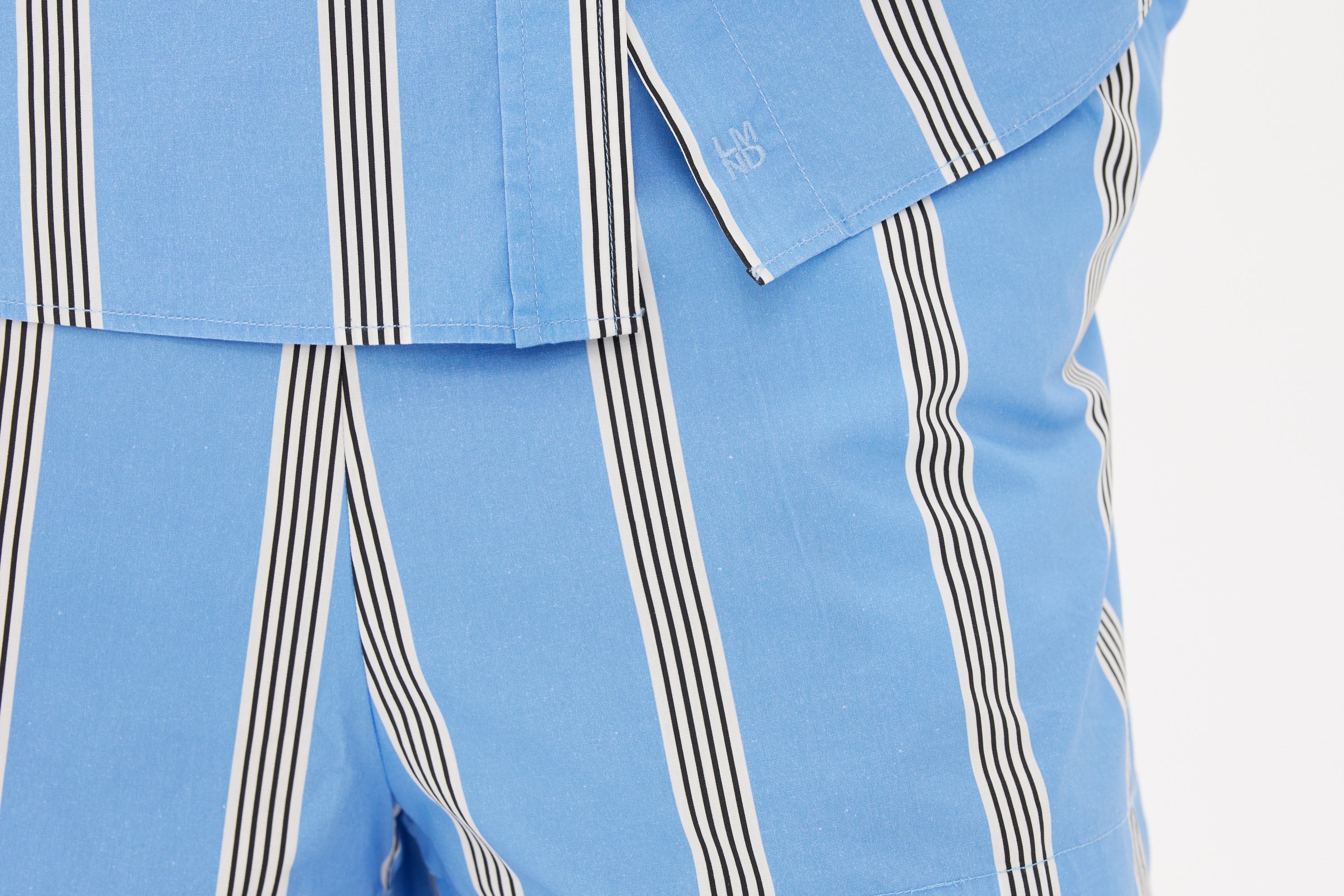 Chiara Shirt Classic - Stripe - Ink Blue/White/Black - Apparel