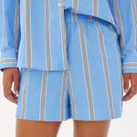 Chiara Shirt Classic - Stripe - Ink Blue/White/Black - Apparel