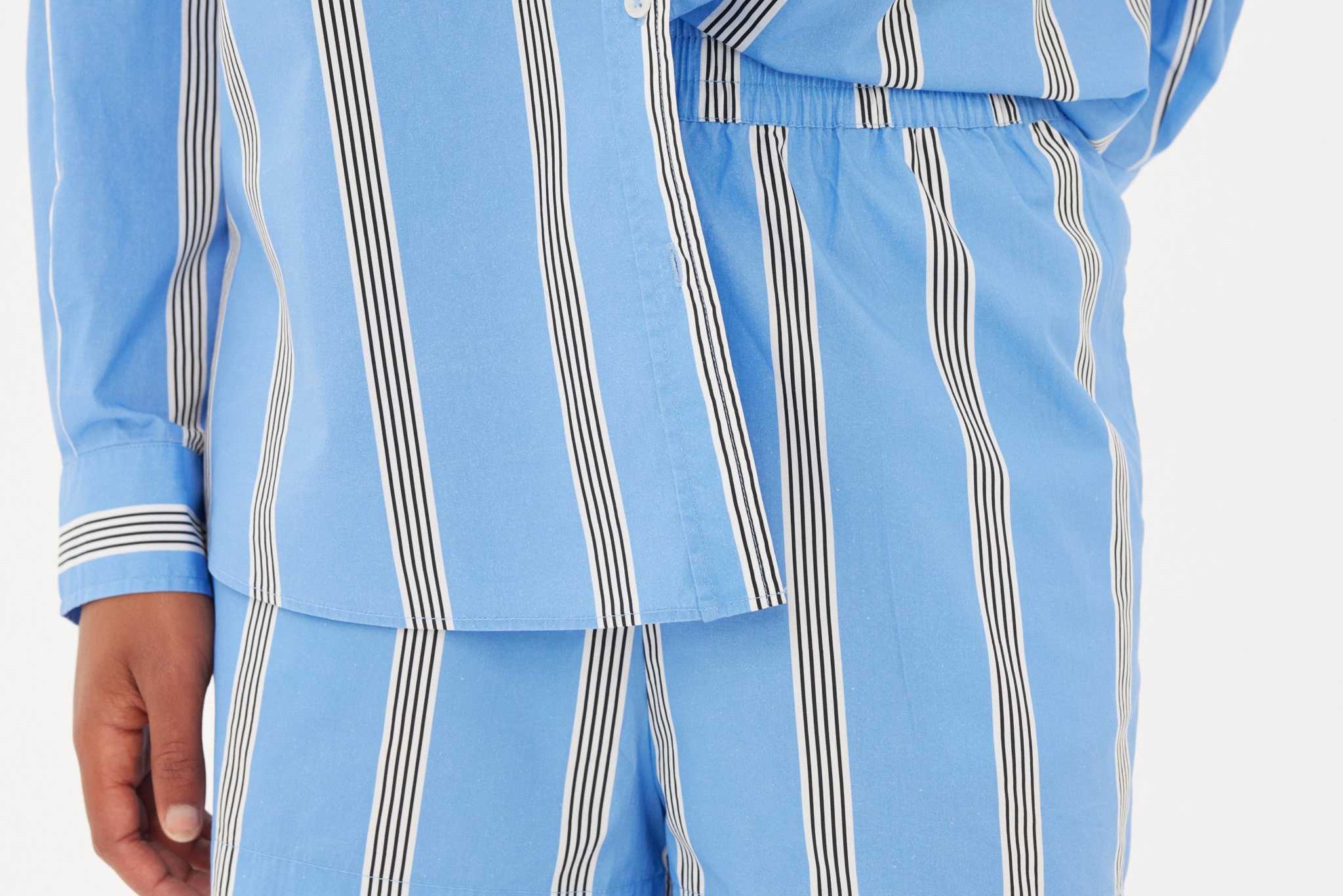 Chiara Shorts Classic - Stripe - Ink Blue/White/Black - Apparel