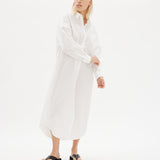Chiara Shirt Dress Maxi - White - Apparel