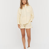Chiara Shirt Classic - Soft Yellow - Apparel