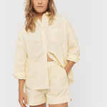 Chiara Shirt Classic - Soft Yellow - Apparel