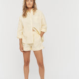 Chiara Shirt Classic - Soft Yellow - Apparel