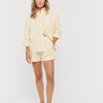 Chiara Shirt Classic - Soft Yellow - Apparel