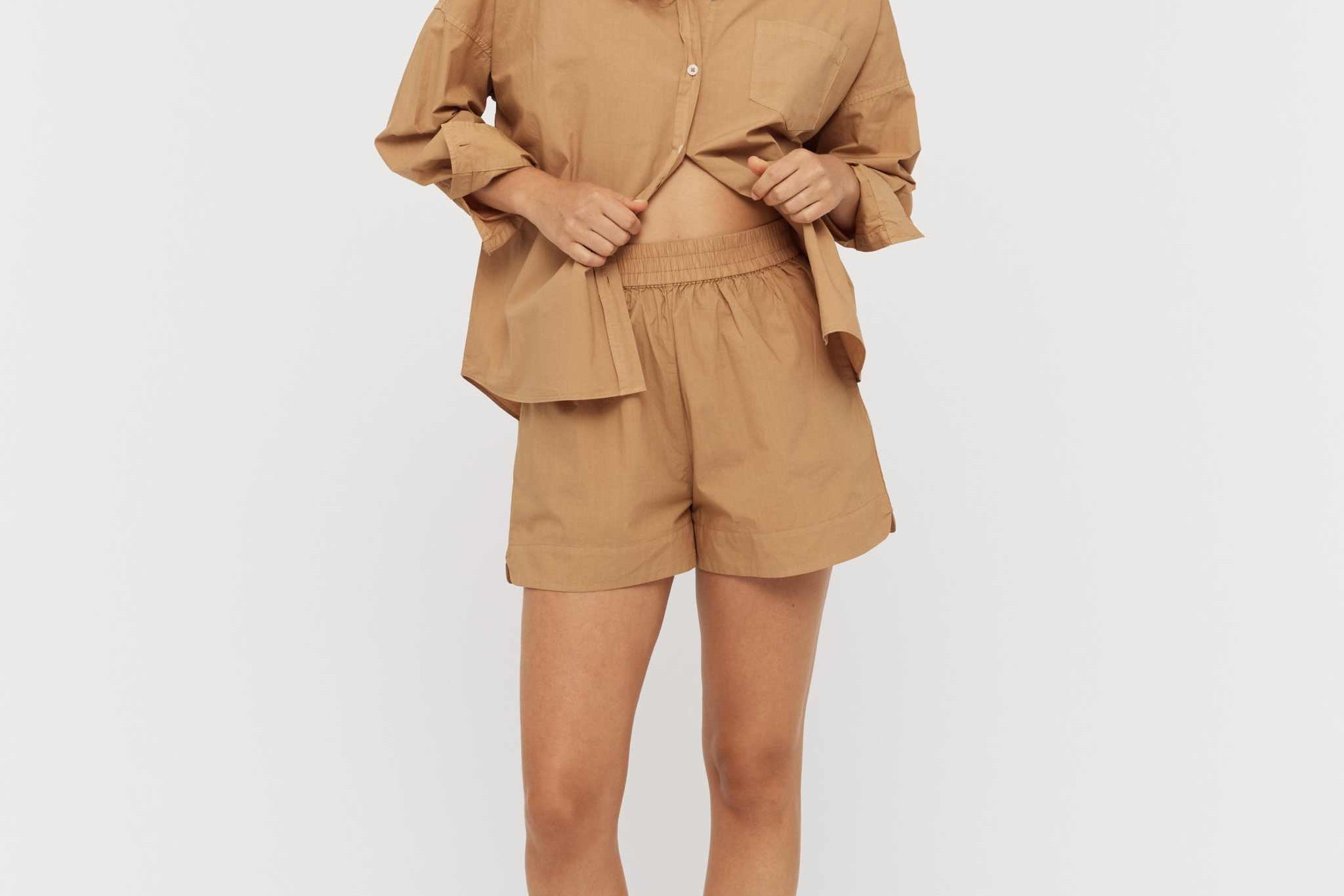 The Chiara Shirt - Toffee - Apparel