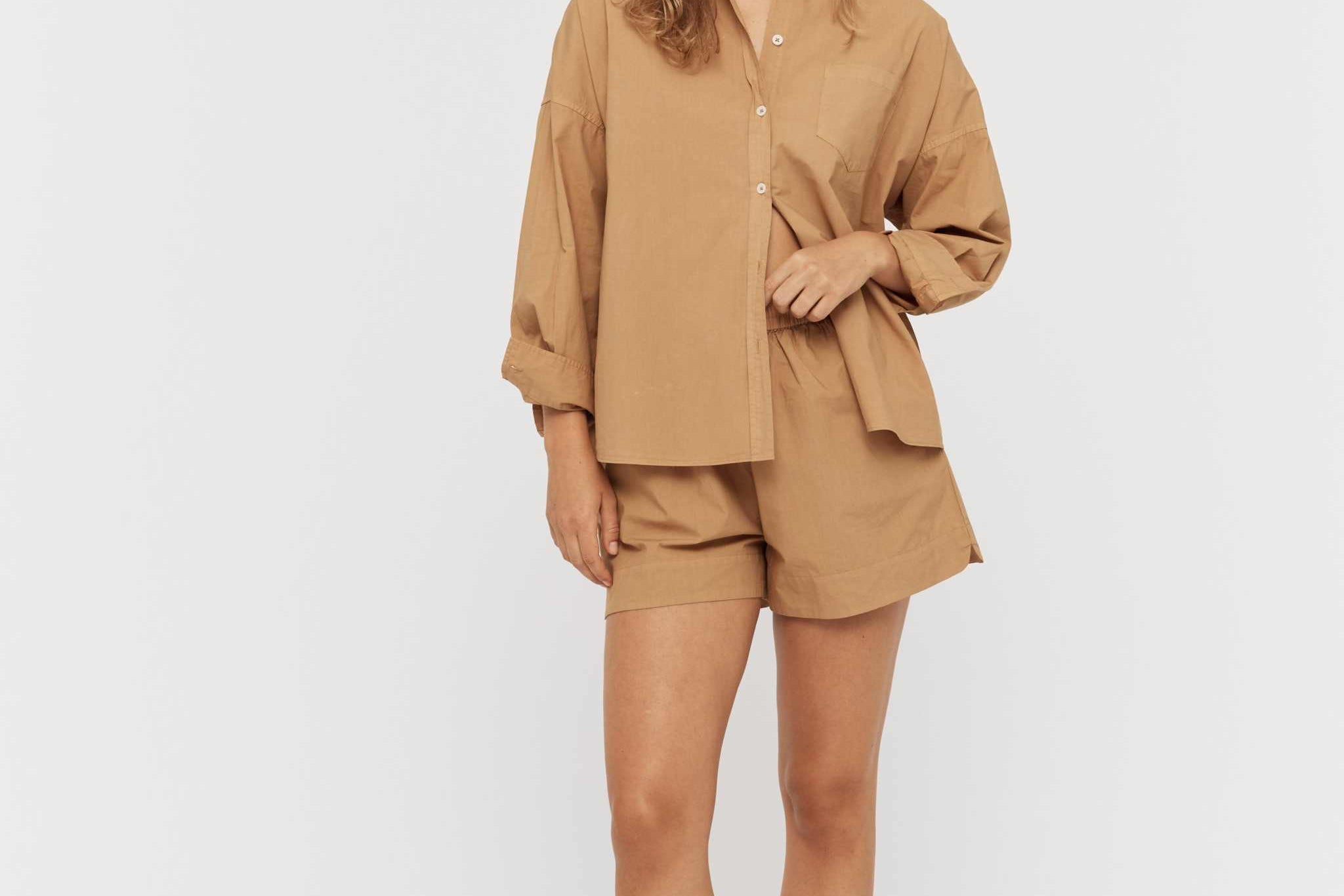 The Chiara Shirt - Toffee - Apparel