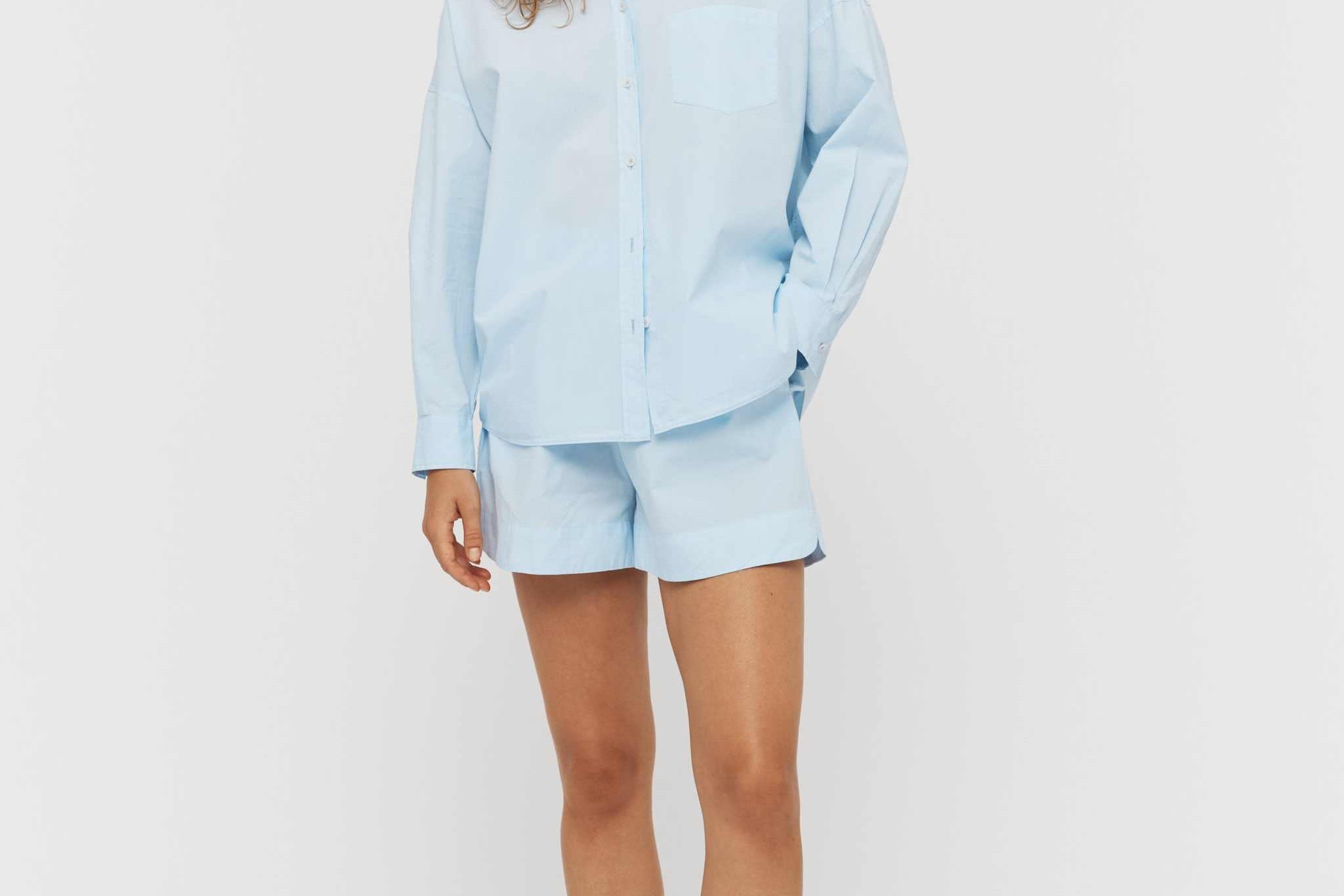 The Chiara Shirt - Sky - Apparel