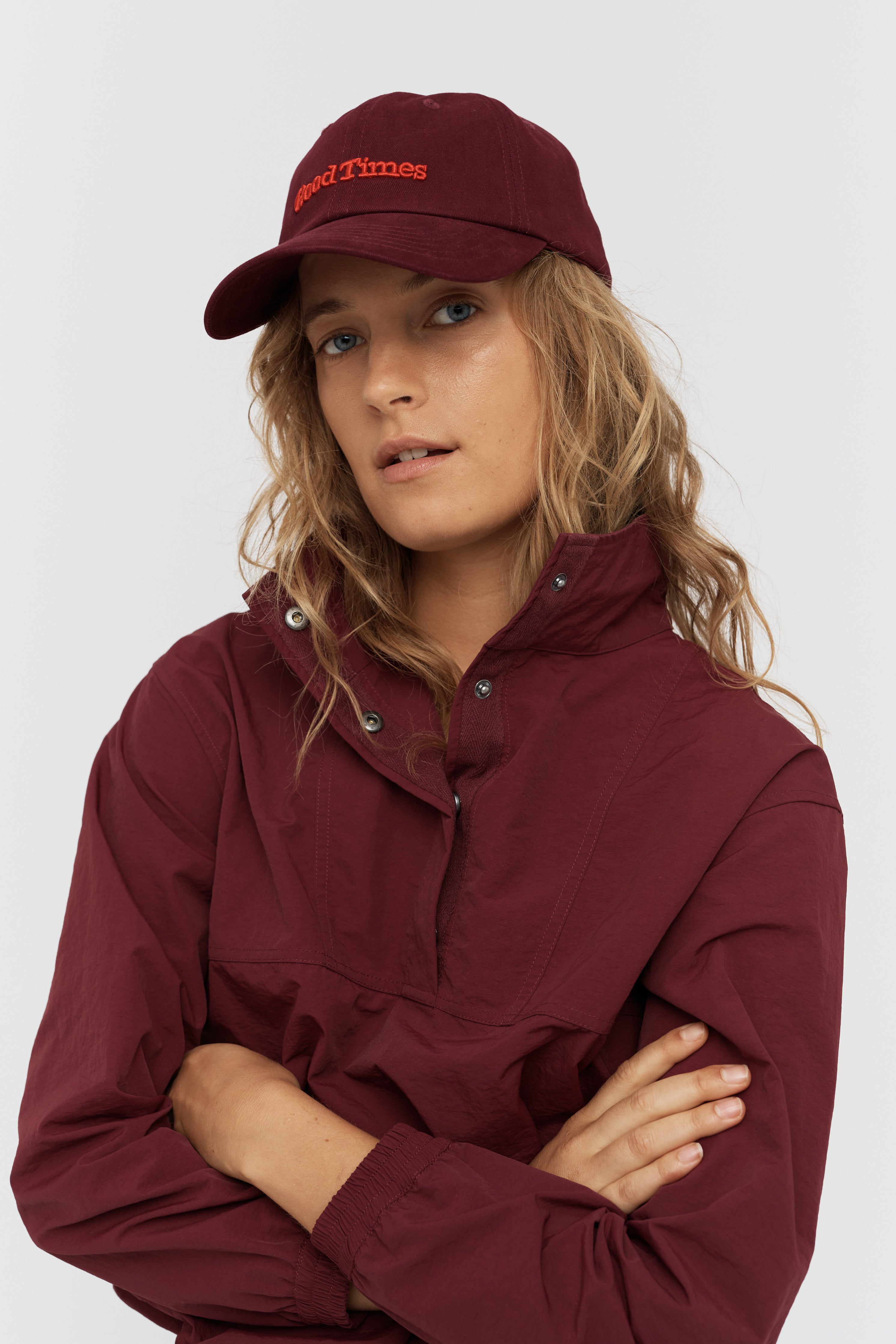 Burgundy windbreaker best sale