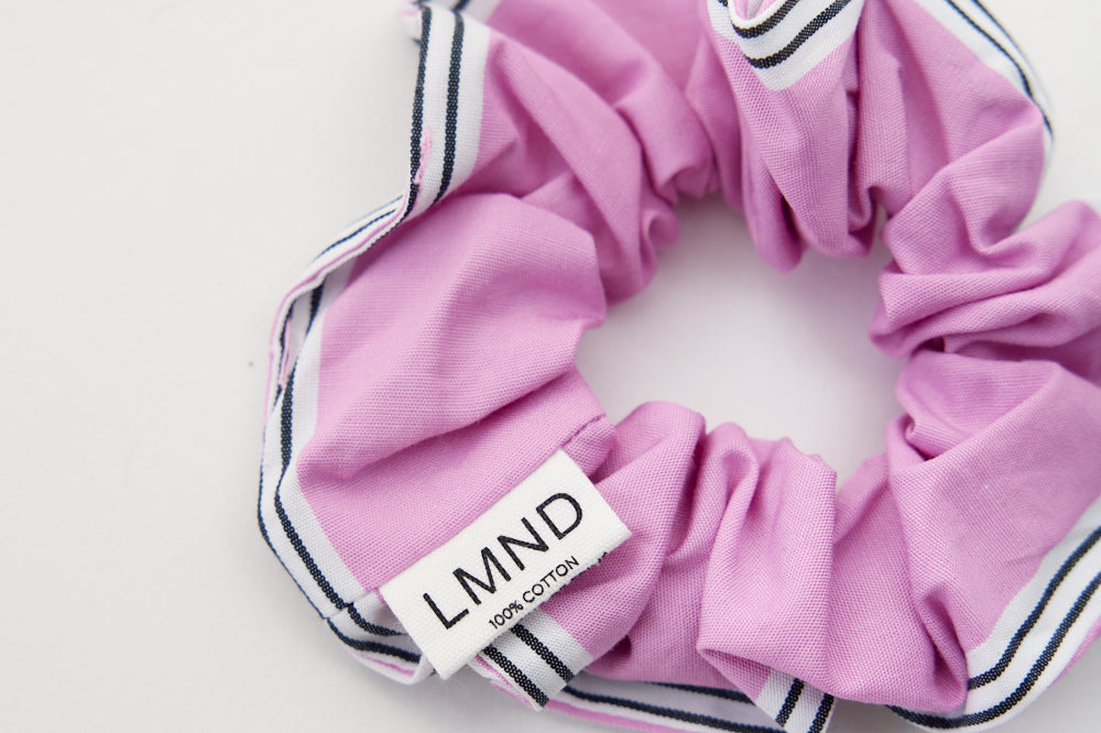 The LMND Scrunchies - Pink/White/Black - OSFA
