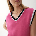 Love Colour Block Short - Peony/White/Black - Apparel